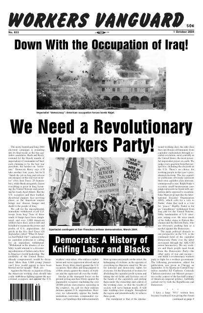 Workers Vanguard no. 833