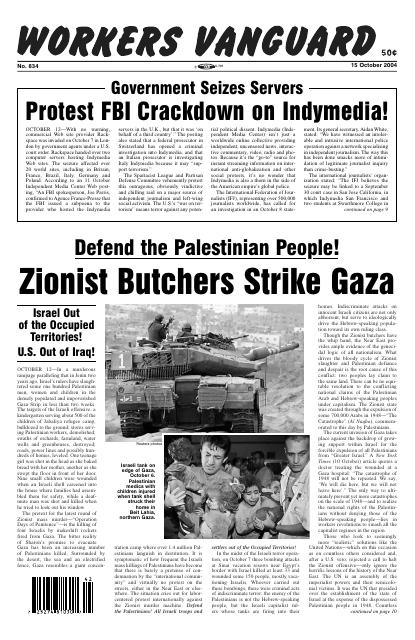 Workers Vanguard no. 834