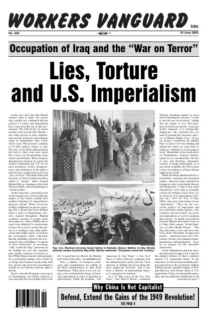 Workers Vanguard no. 850