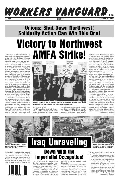 Workers Vanguard no. 853