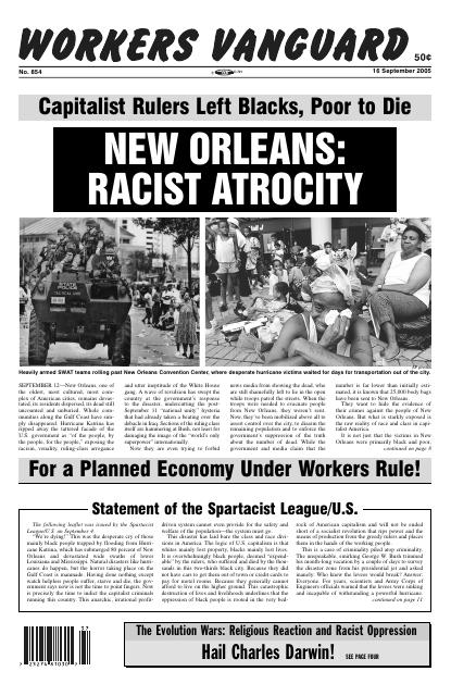 Workers Vanguard no. 854