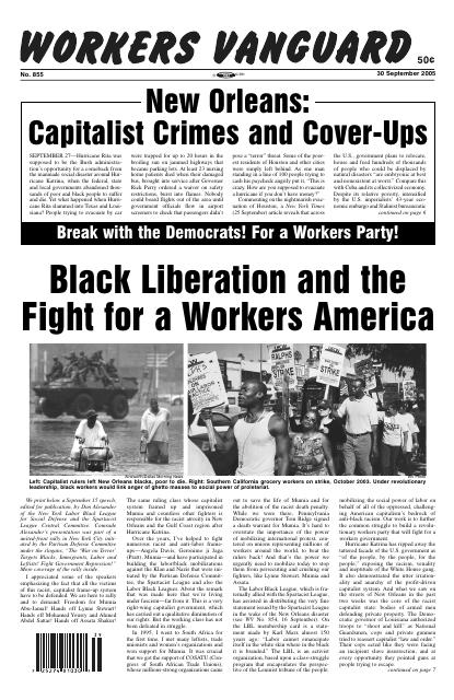 Workers Vanguard no. 855