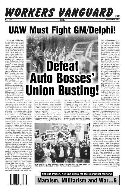 Workers Vanguard no. 857