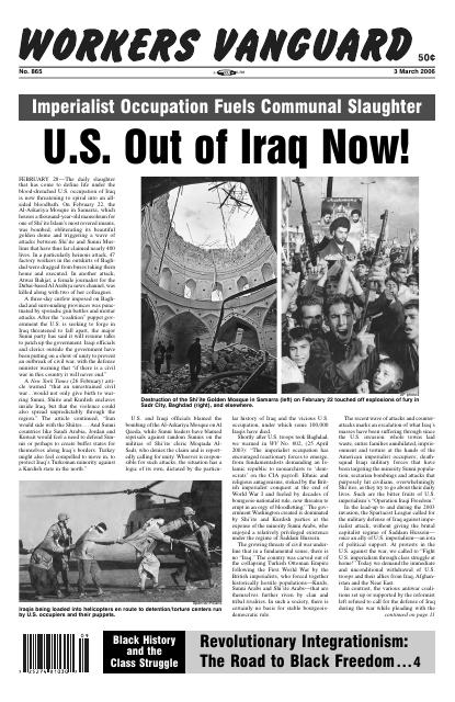 Workers Vanguard no. 865