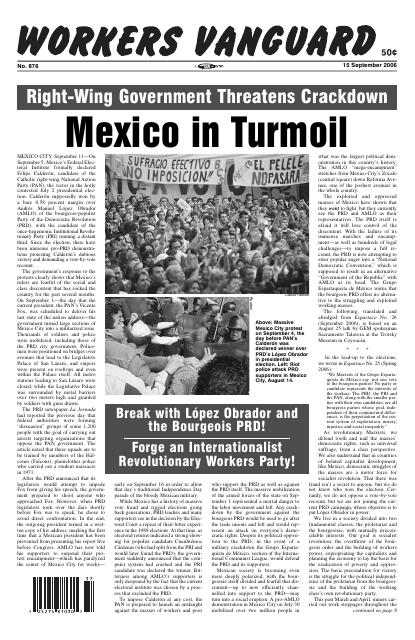 Workers Vanguard no. 876