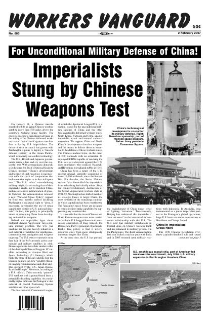 Workers Vanguard no. 885