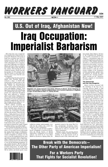 Workers Vanguard no. 892