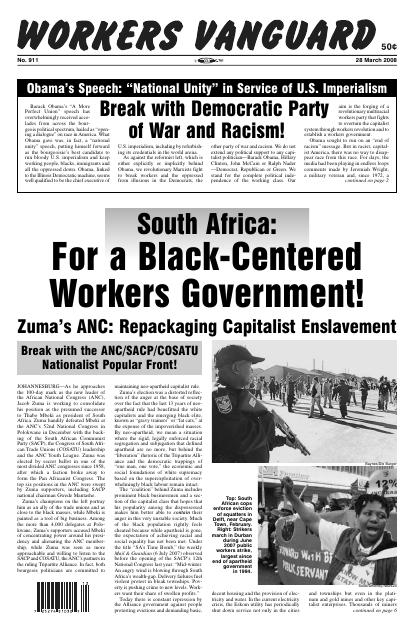 Workers Vanguard no. 911