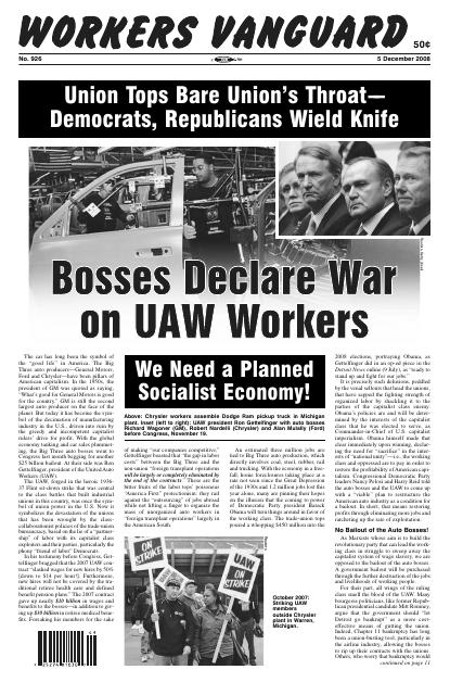 Workers Vanguard no. 926