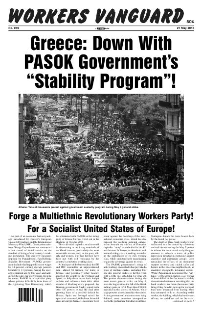 Workers Vanguard no. 959