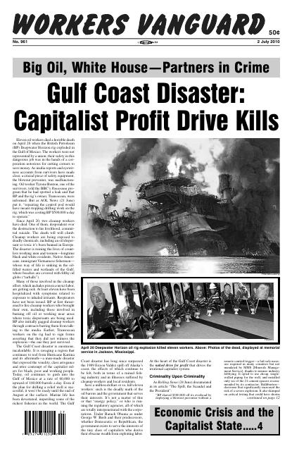 Workers Vanguard no. 961