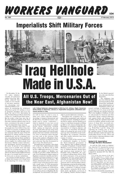 Workers Vanguard no. 995