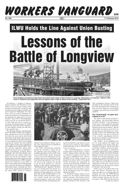 Workers Vanguard no. 996