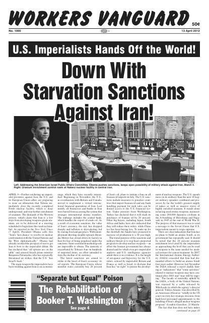 Workers Vanguard no. 1000