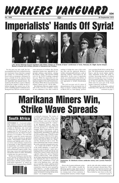 Workers Vanguard no. 1009