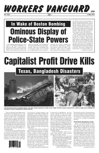 Workers Vanguard no. 1023