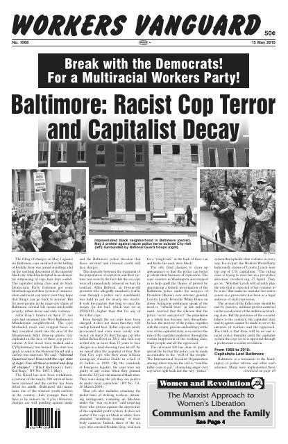 Workers Vanguard no. 1068