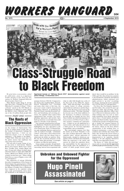 Workers Vanguard no. 1073