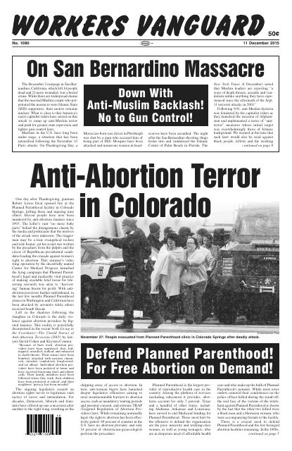 Workers Vanguard no. 1080