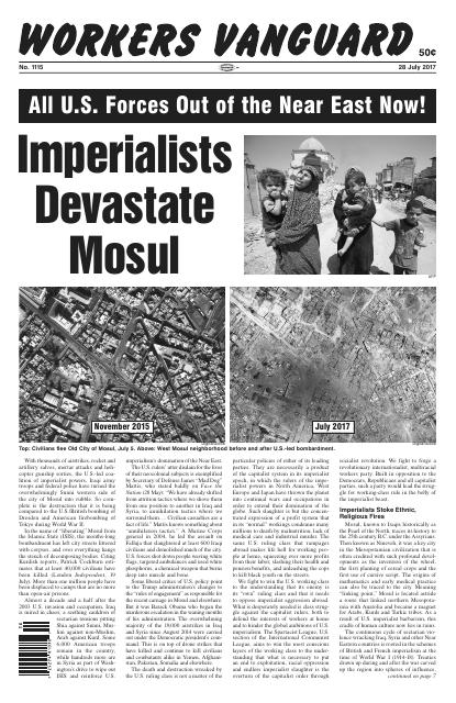 Workers Vanguard no. 1115