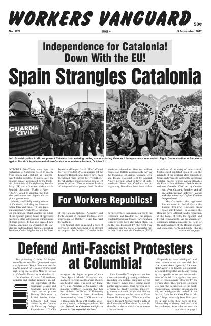 Workers Vanguard no. 1121