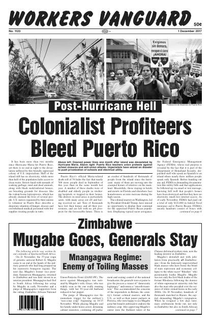 Workers Vanguard no. 1123