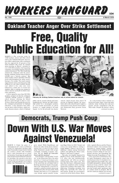 Workers Vanguard no. 1150